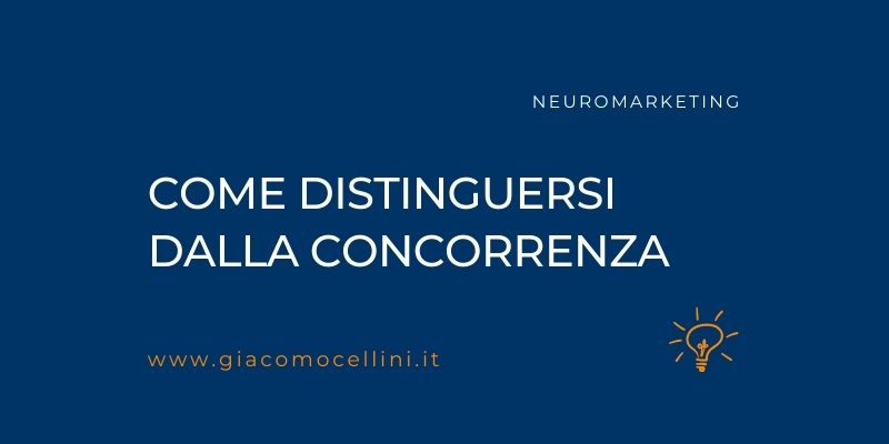 Come distinguersi dalla Concorrenza